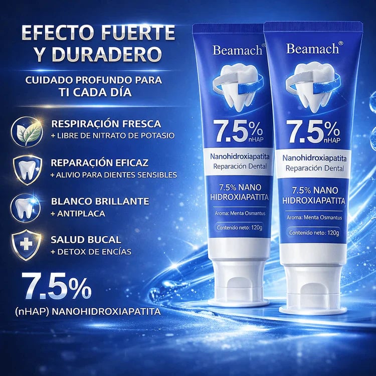 LLEVA GRAN OFERTA 2X1 🦷 Beamach® | Regenera tus Dientes Desde Casa y Dile Adiós a la Sensibilidad