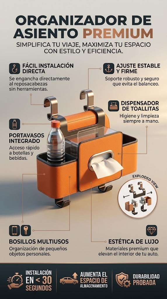 organizador de auto