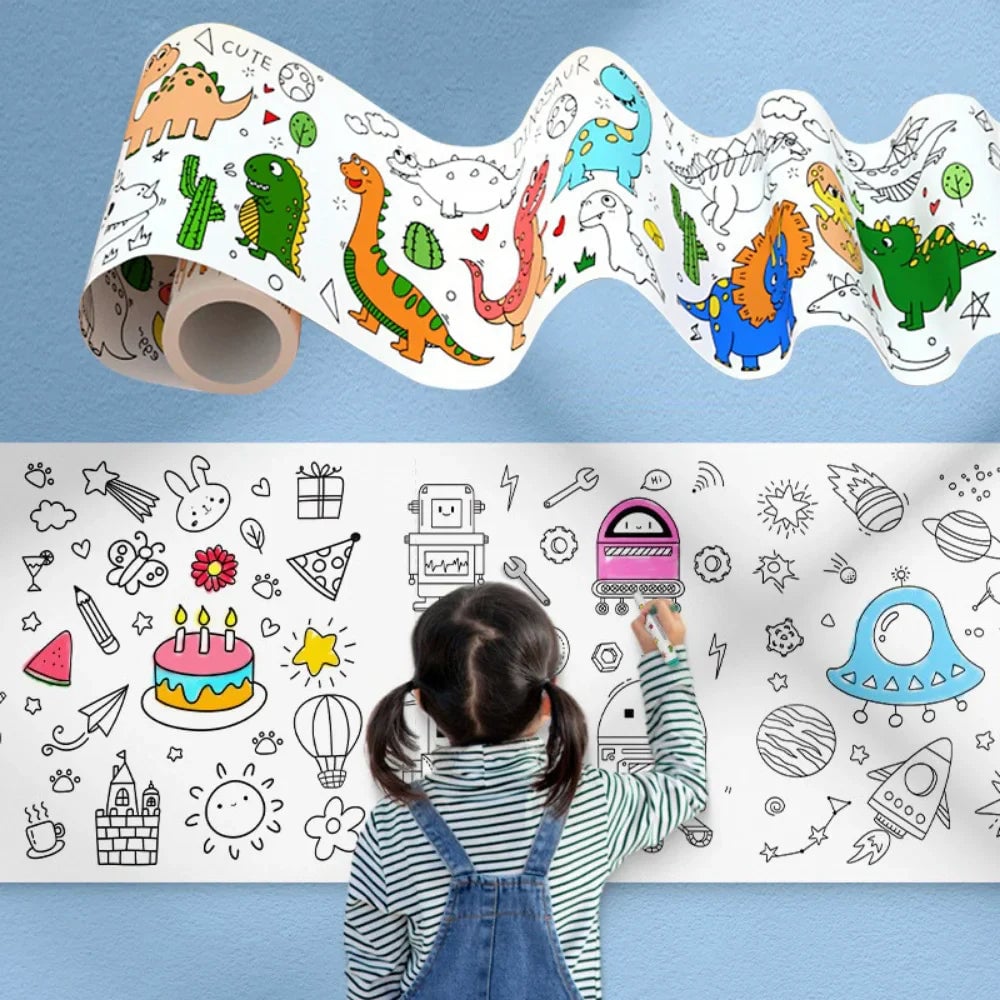 ROLLO PARA COLOREAR DE 3 METROS🥳
