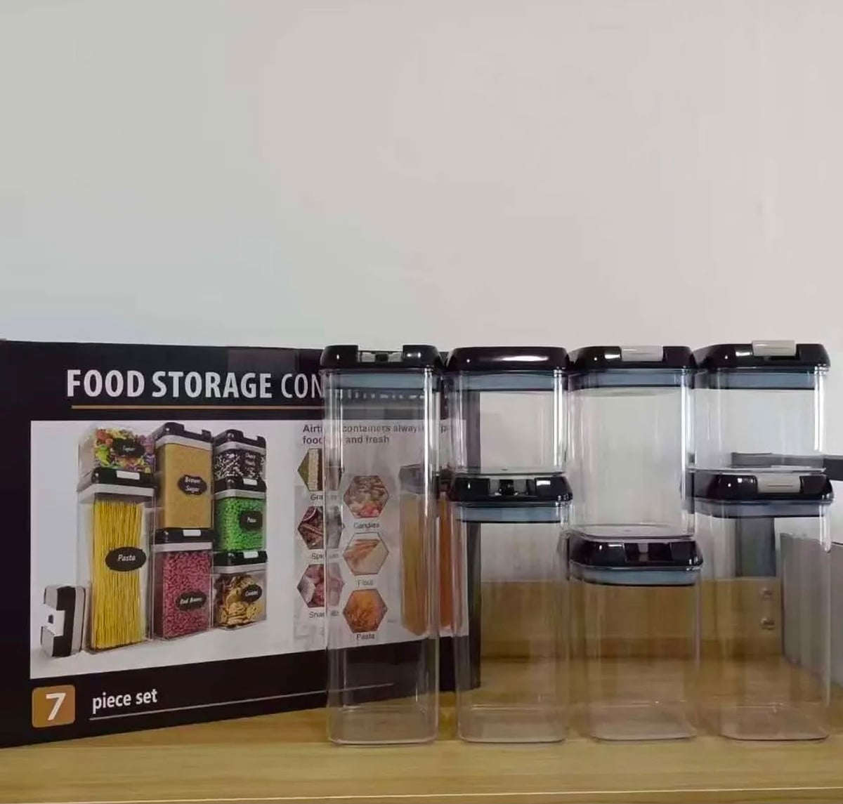 Set Hermético de Cocina 7 en 1