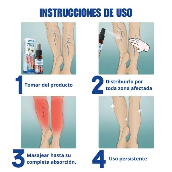 🩺 Varicose Veins™ Pro Tratamiento Intensivo Avanzado para Venas, Varices y Piernas Cansadas (Oferta 2x1)