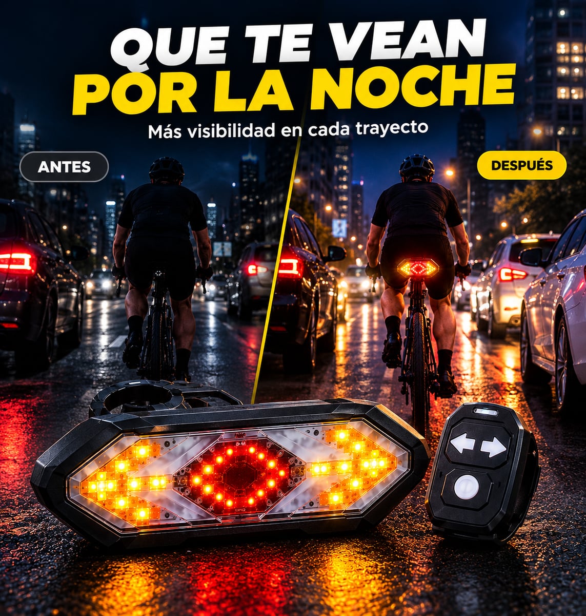 SmartRide™ luz inteligente