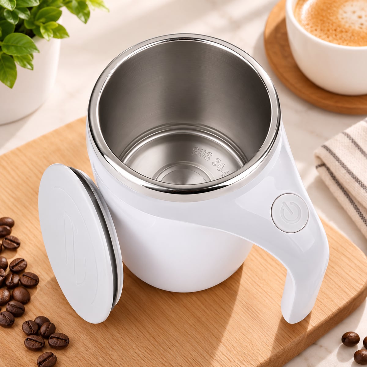 TAZAMIX - Taza Mezcladora Automática Recargable