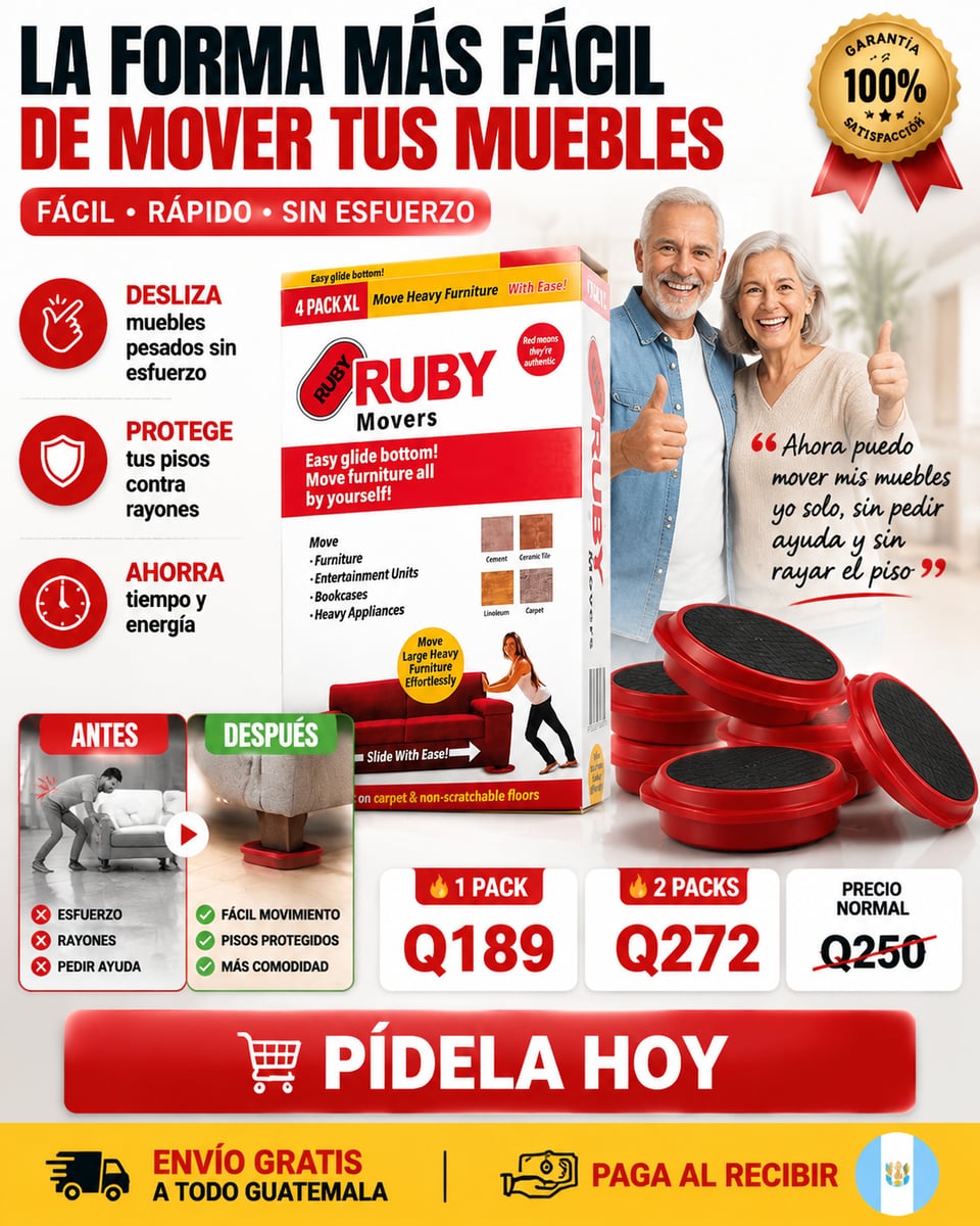 APROVECHA ESTA OFERTA - Deslizadores de Muebles + ENVIO GRATIS 🚚