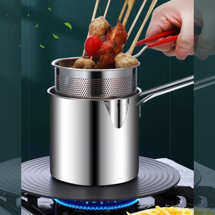 GourmetFry - Freidora de Cocina Inoxidable + Regalo