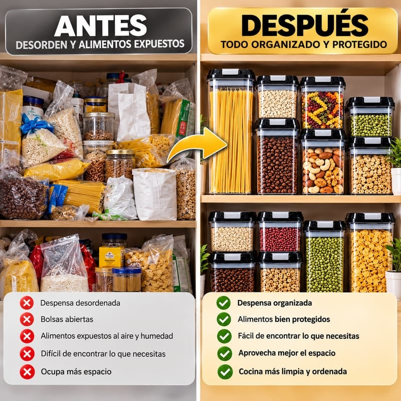 Set Hermético de Cocina 7 en 1