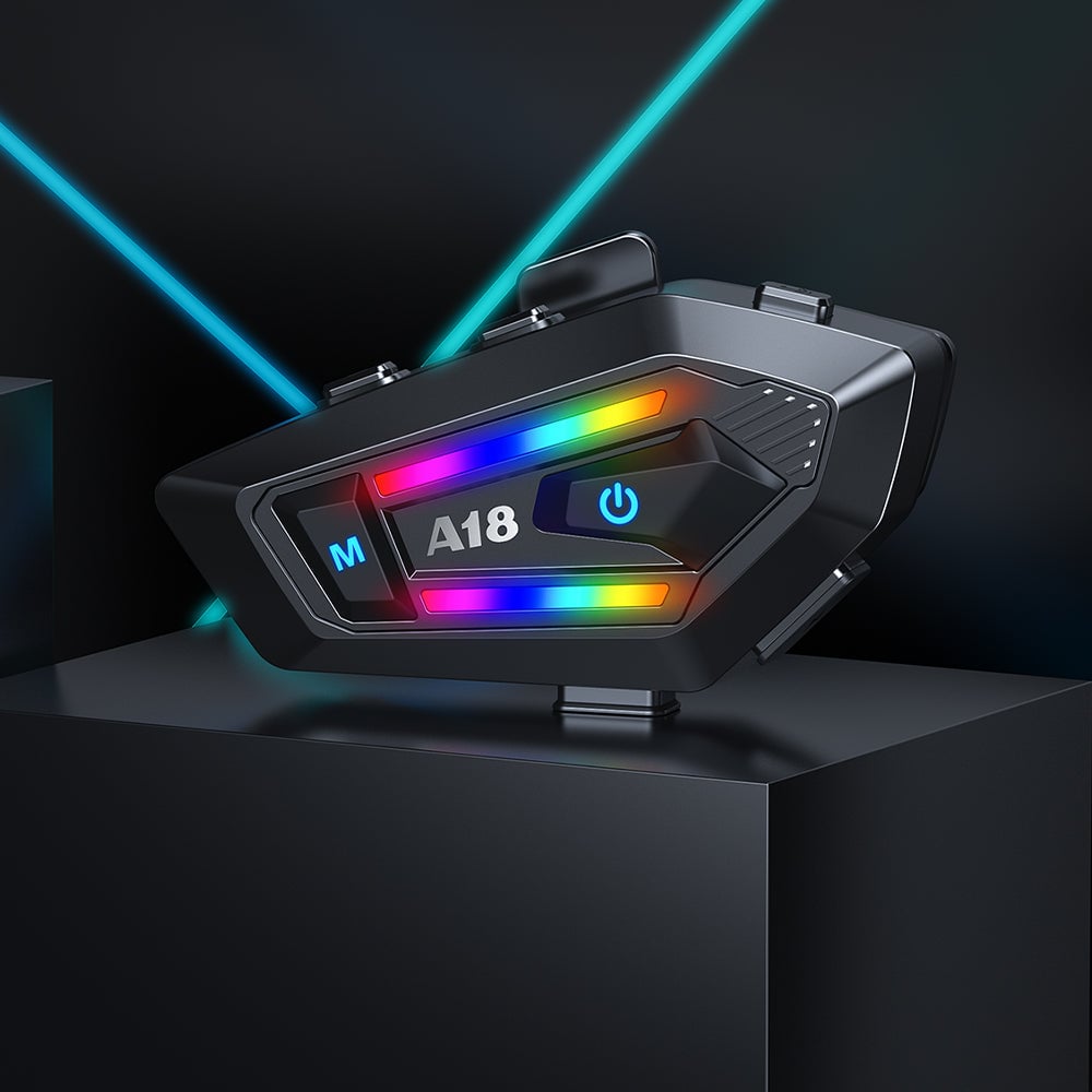Intercomunicador Audífonos Bluetooth Para Casco De Moto A18