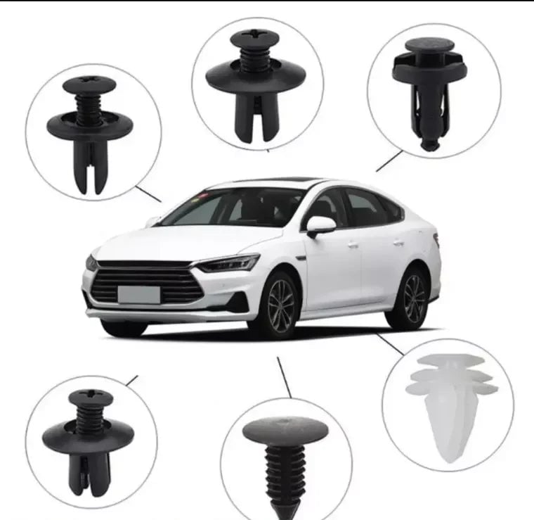 KIT 100 CLIPS "REMACHES" PARA CARRO.