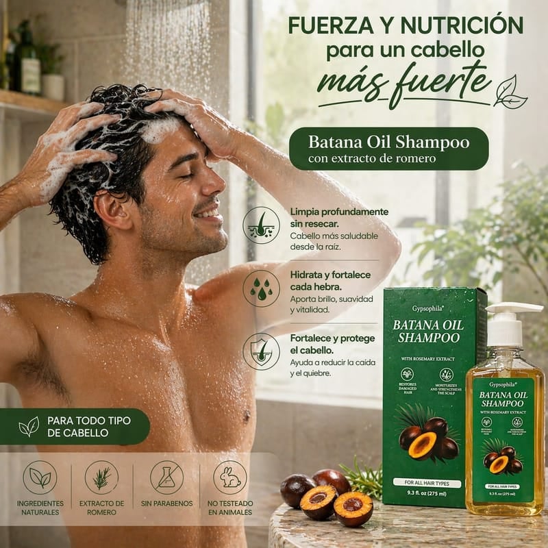 SHAMPOO DE BATANA OIL Y ROMERO
