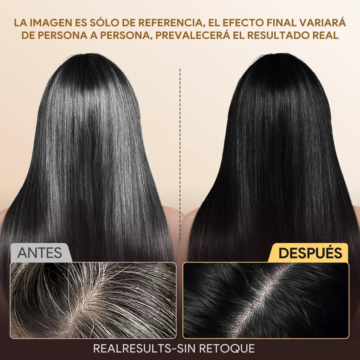 CUBRE TUS CANAS SIN COMPLICACIONES - Shampoo Cubre Canas 500 ml + ENVÍO GRATIS