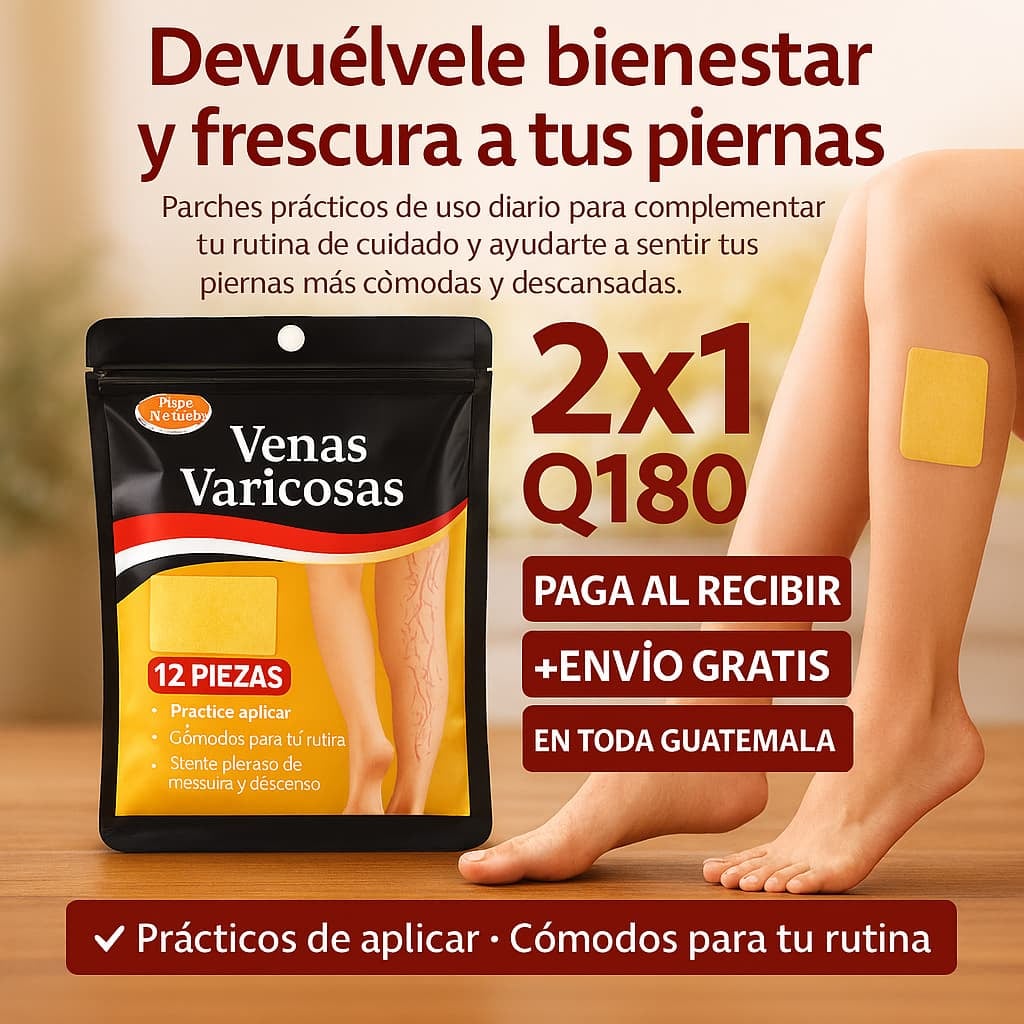 2X1🎁 PARCHES PARA LAS VÁRICES