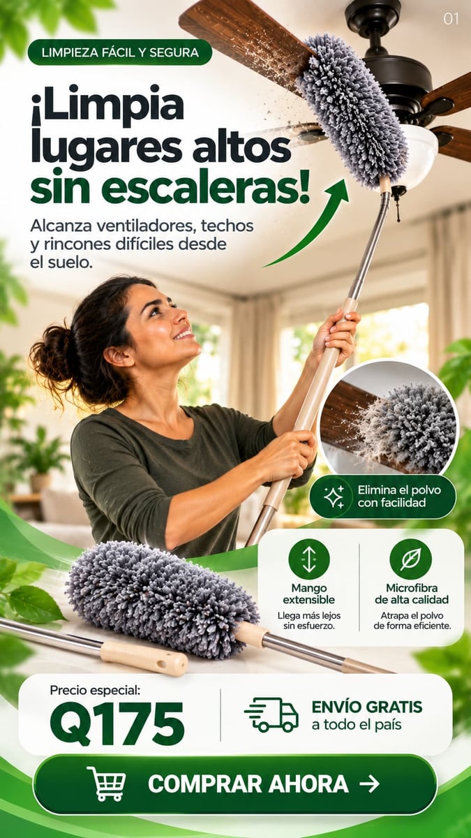 Plumero extensible telescopico