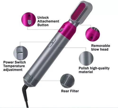 Cepillo Secador 5 en 1 *Oferta