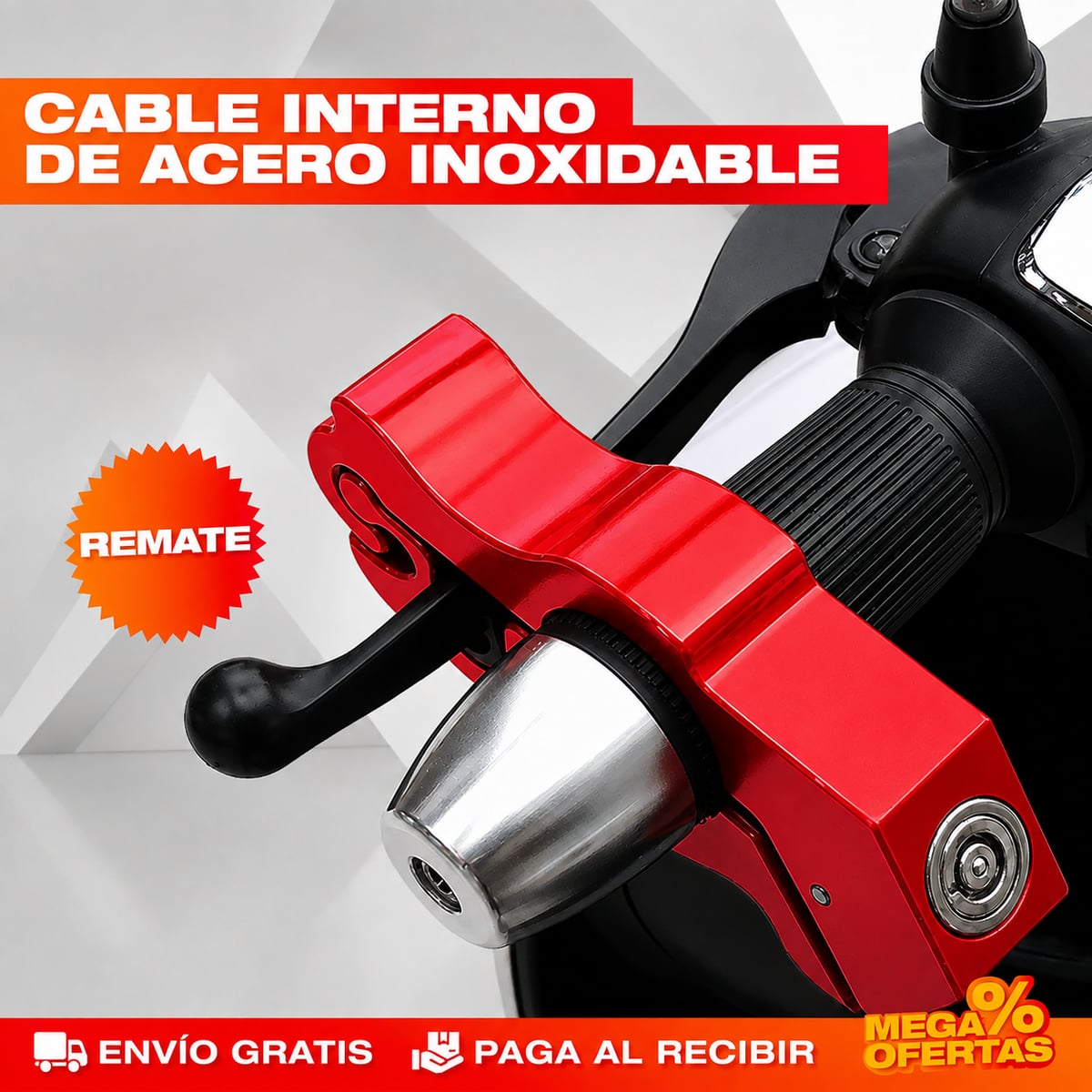 Cerradura Antirrobo para Motocicleta
