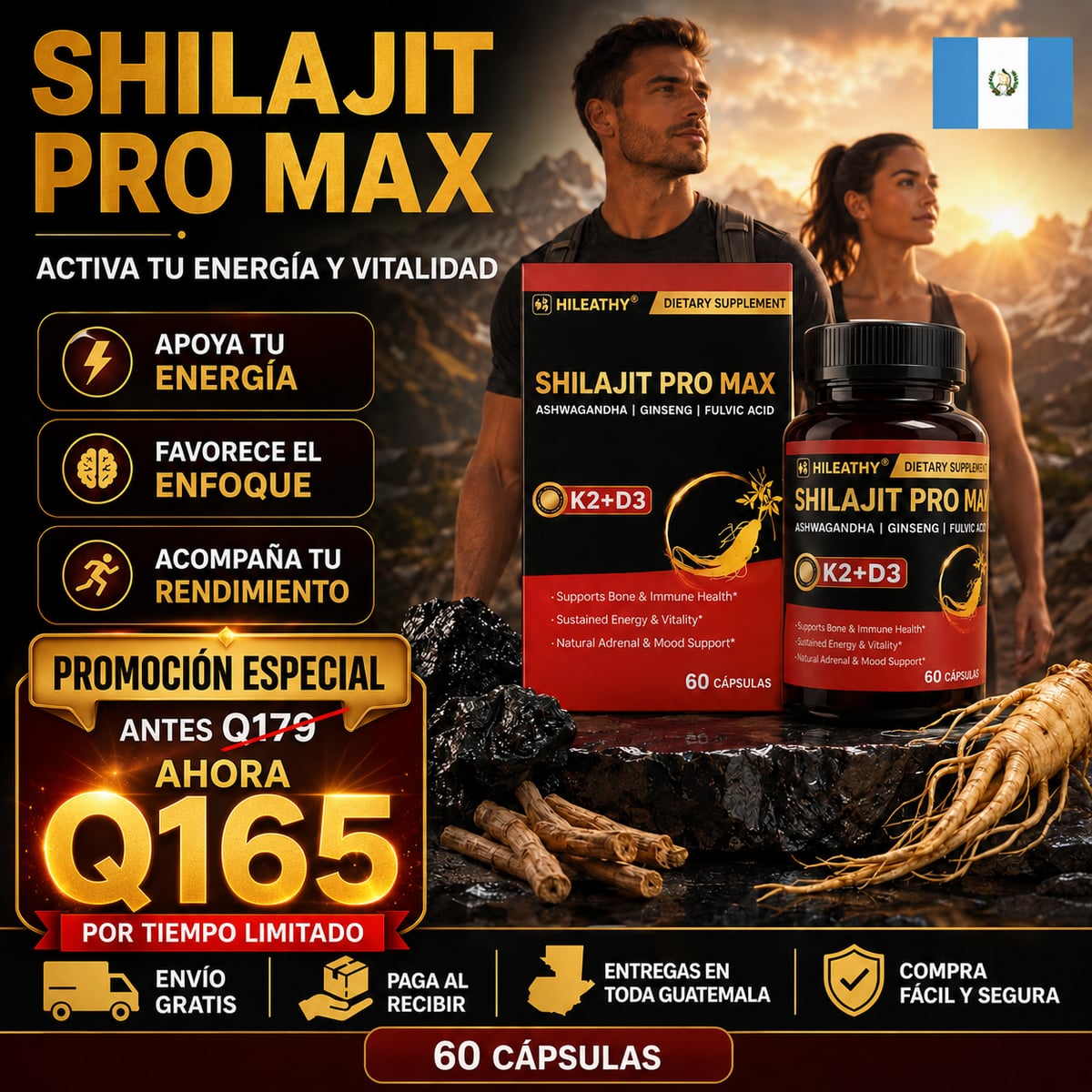 ⚡ SHILAJIT PRO MAX™ | Energía, Enfoque y Vitalidad para tu Día
