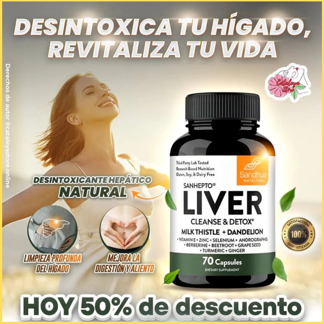 OFERTA 2x1 DESINFLAMA Y LIMPIA TU HIGADO CON LIVER+Envío Gratis!!!🎉