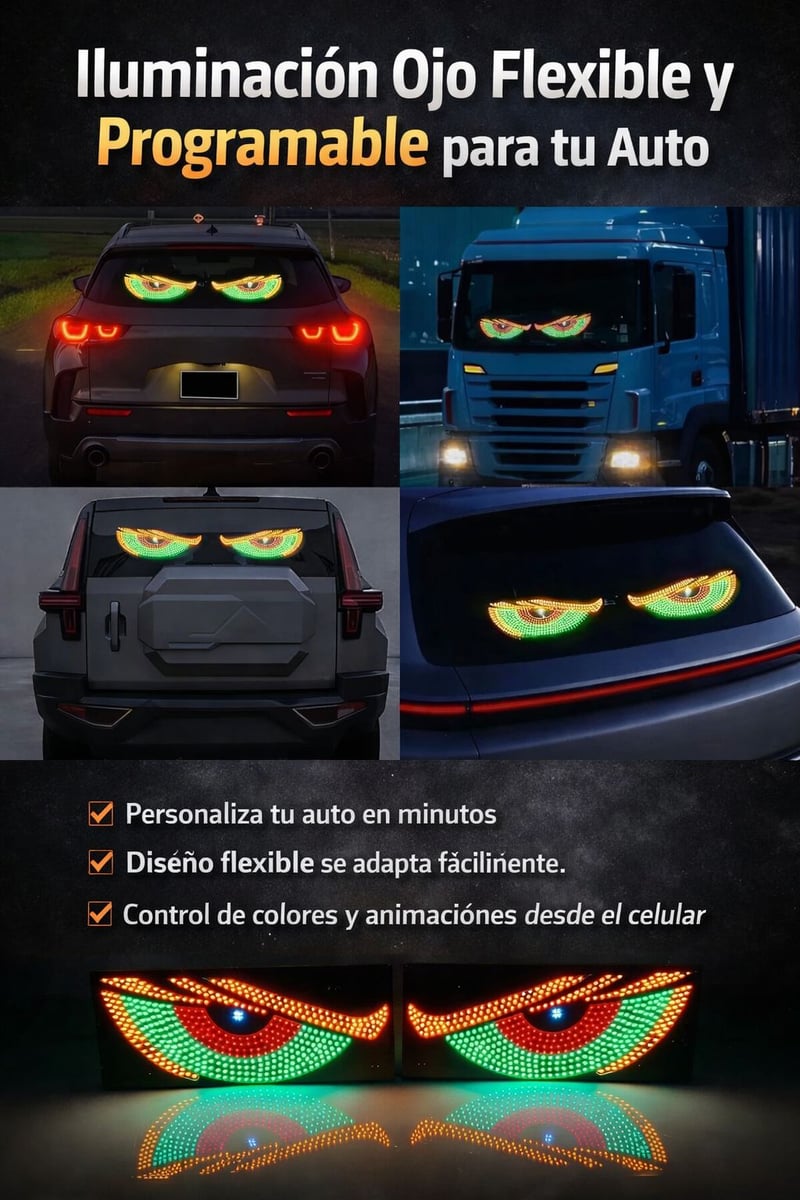Ojos Led Para Auto 🚘