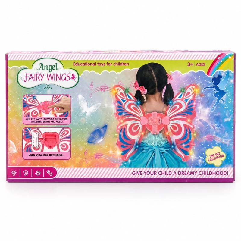 OFERTA - Alas de Mariposa con LED y Música para Pequeñas Soñadoras - ENVIO GRATIS