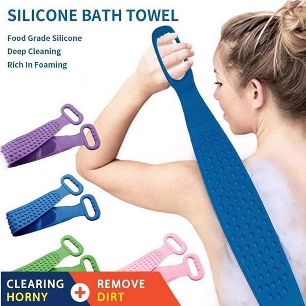 🧼Cepillo de Silicona para Espalda - Exfoliante Corporal para Baño con Cerdas Suaves + Envio Gratis