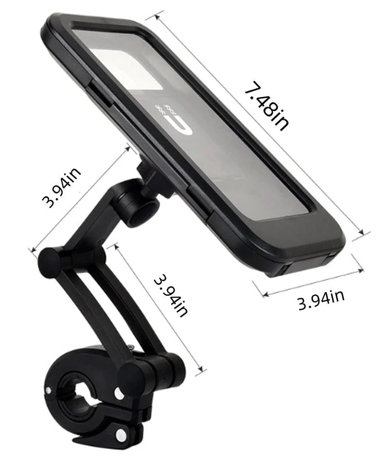 SOPORTE PREMIUM CELULAR MOTO BICICLETA IMPERMEABLE