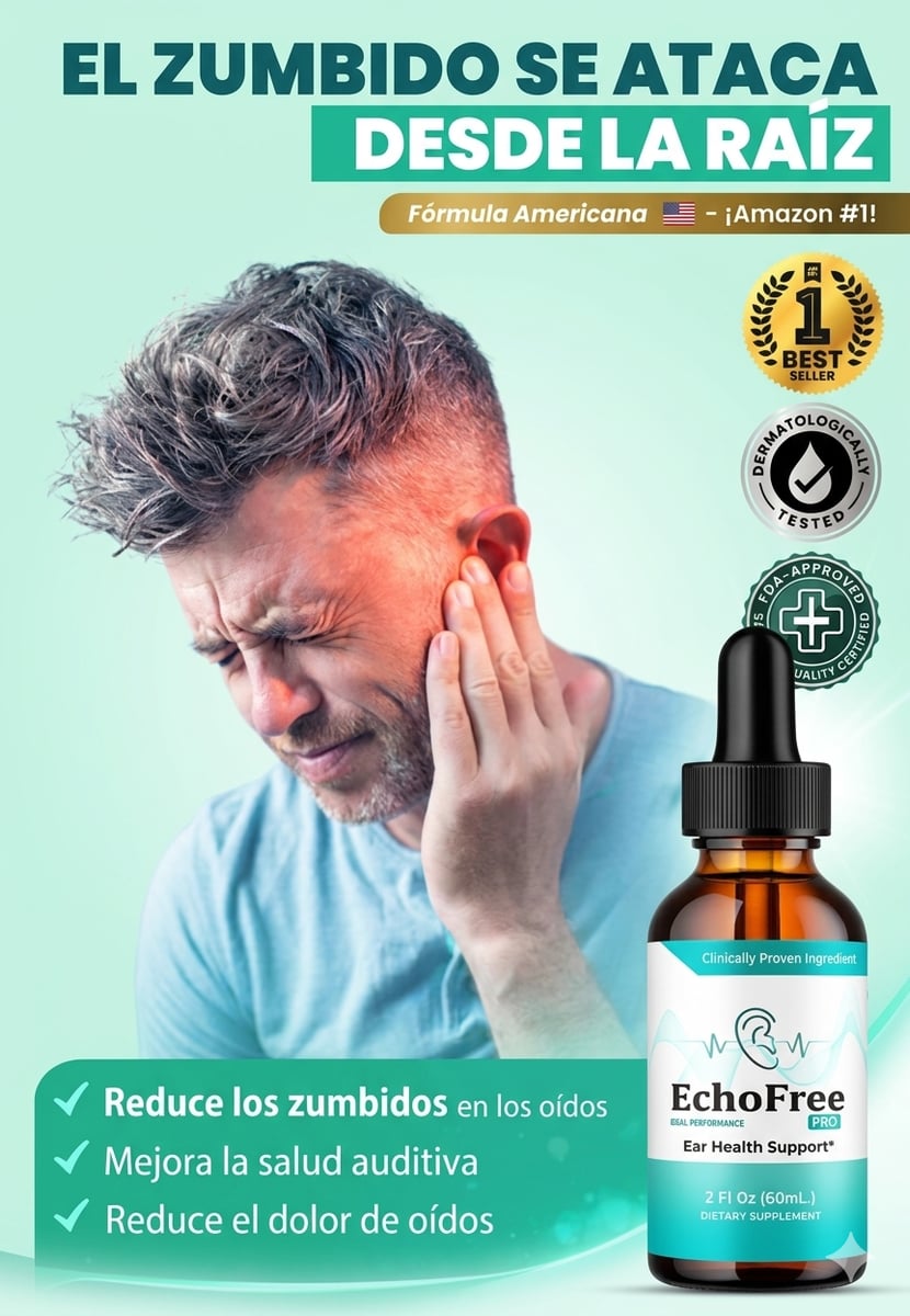 EchoFree Pro - Alivio Natural para tus Oídos + ENVIO GRATIS 🎁