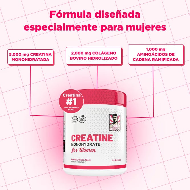 Creatina Especial para Mujeres Mayores.