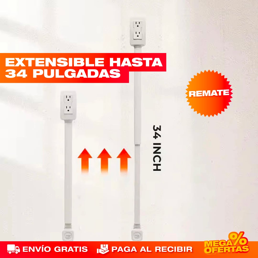 TOMA CORRIENTE ENCHUFE PLEGABLE Y EXTENSIBLE