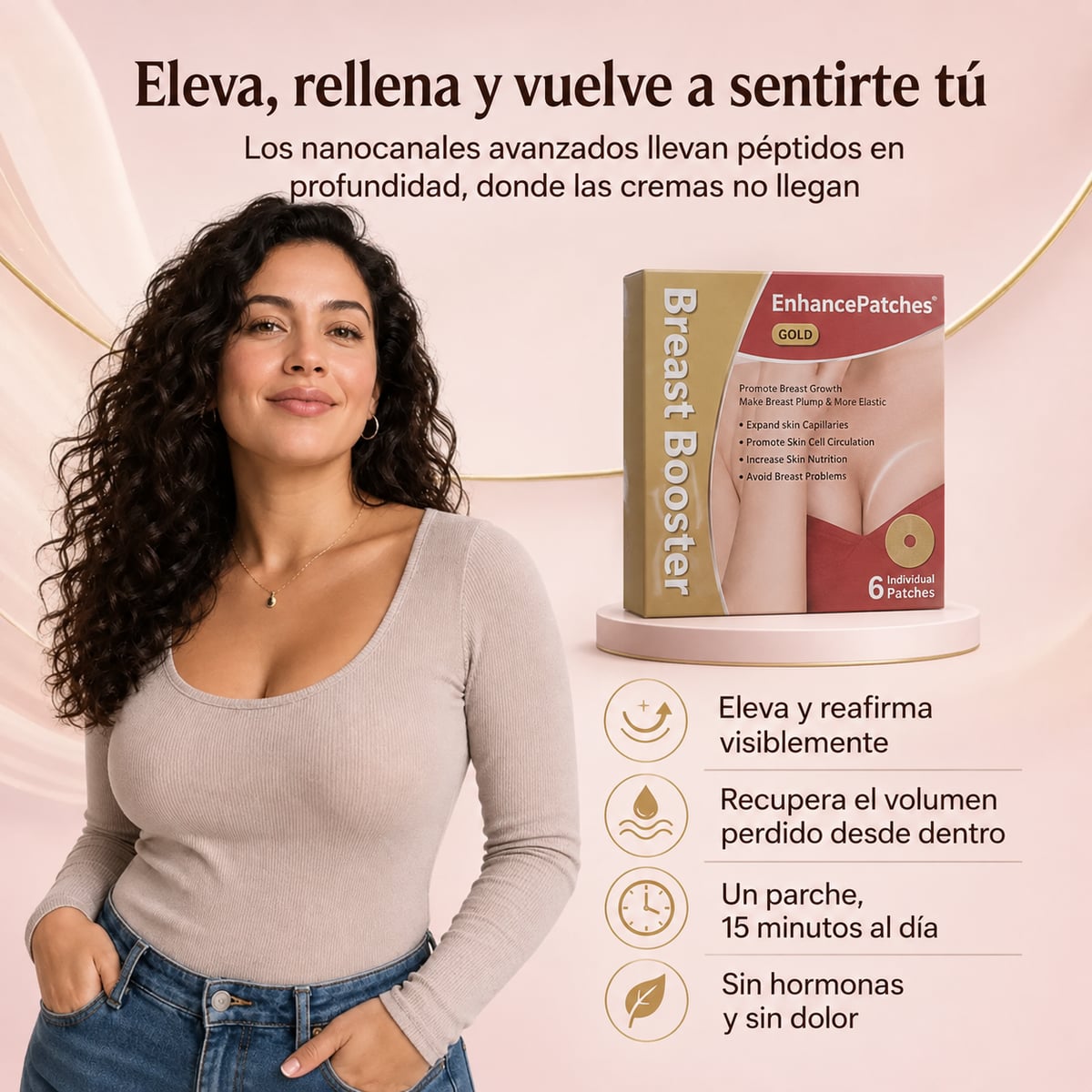 Siente tu pecho más firme y lleno en tan solo 14 días