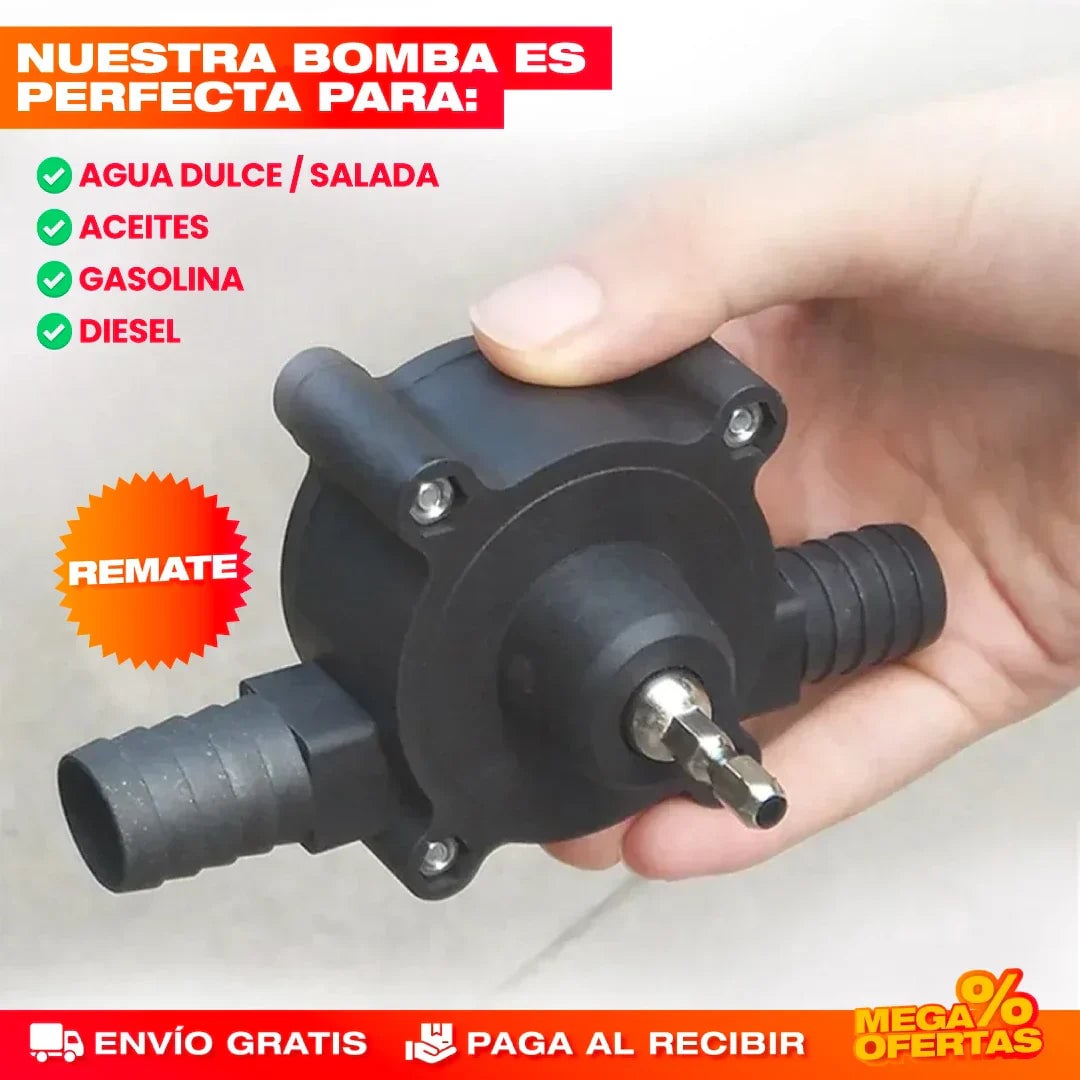 DRILLJET™ - CONVERTIDOR DE TALADRO A BOMBA DE AGUA