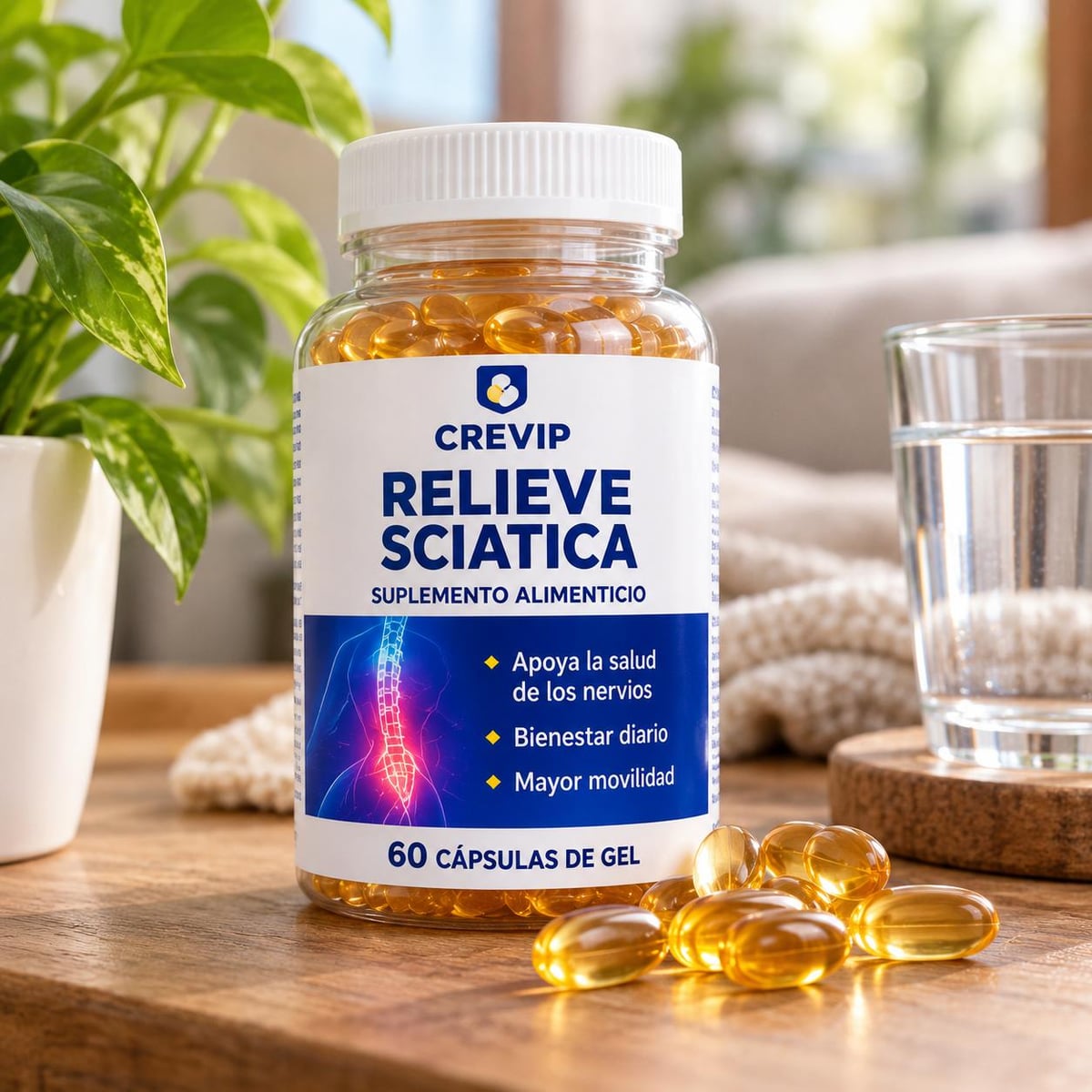 Relieve Sciatica – Suplemento Alimenticio 60 Cápsulas