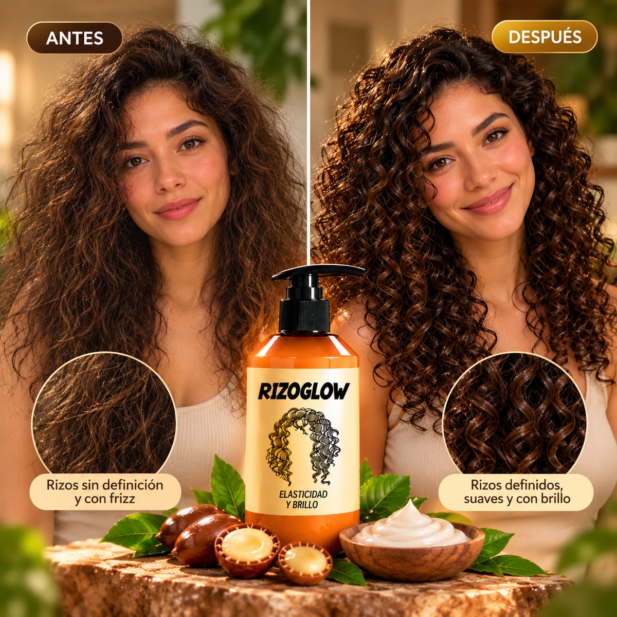 RizoGlow™ - Recupera la definición de tus rizos sin pasar horas arreglándolos + Regalo 🎁 + Envío gratis