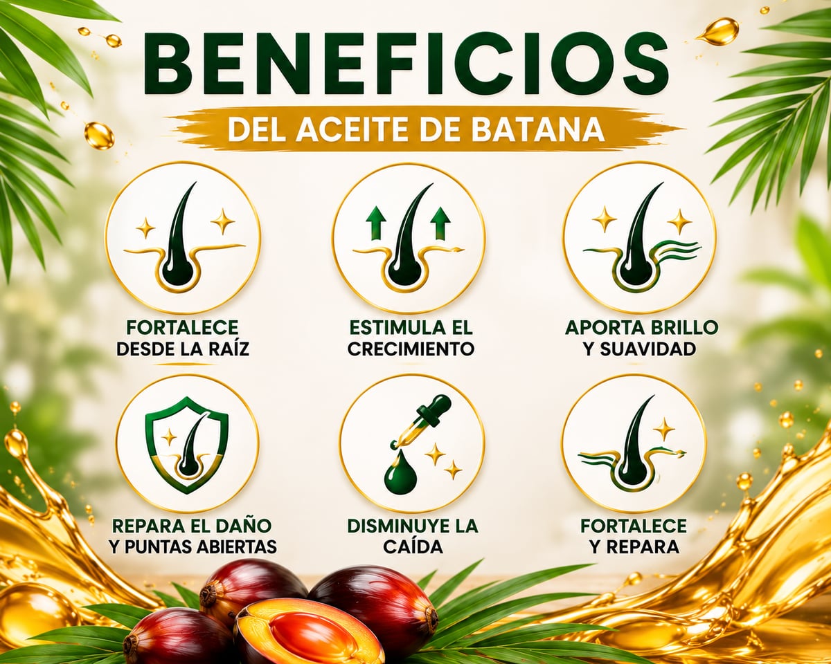 🌿 Aceite 100% Puro y Natural – Cabello &amp; Piel ✨
