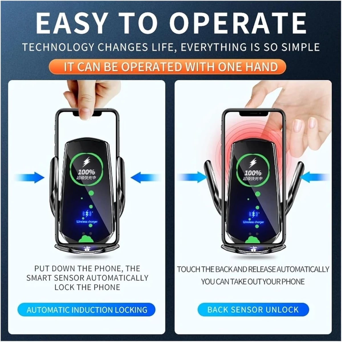 Cargador Magnético Auto SmartGrip Pro