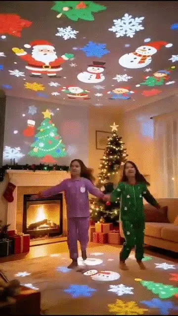 PROYECTOR NAVIDEÑO PRO | Decora tu Casa en Segundos, Sin Escaleras ni Cables