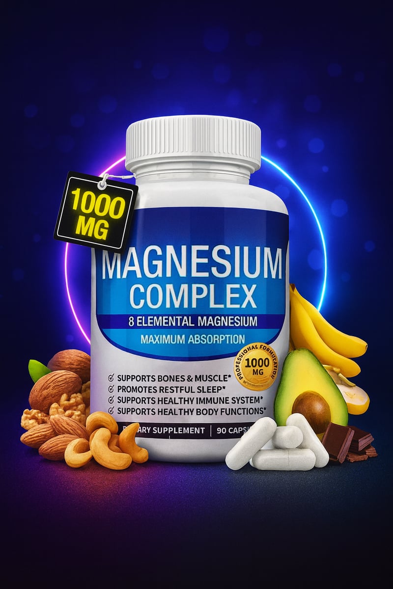 Ashwagandha KSM 66 Premium 🌱 + 🎁 Magnesio Complex de Regalo – ¡Duerme, Respira, Renace! 🇺🇸 ✨ + ENVIO GRATIS 🎁