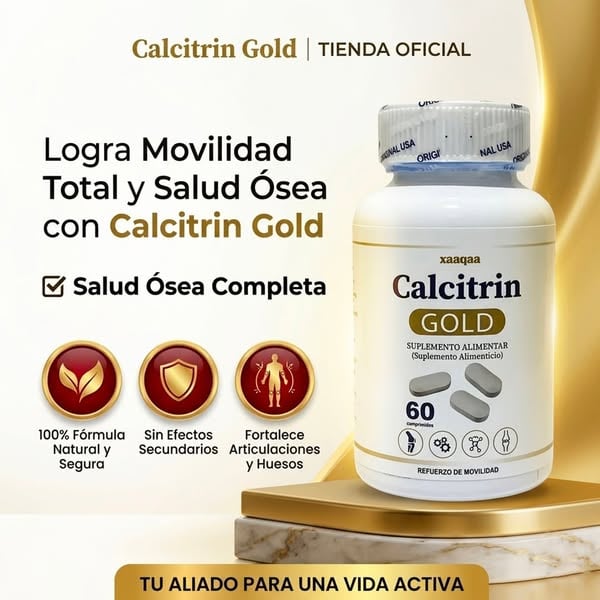 2 x 1 👑 CALCITRIN GOLD™ | Huesos Fuertes para una Vida Activa 🦴💪