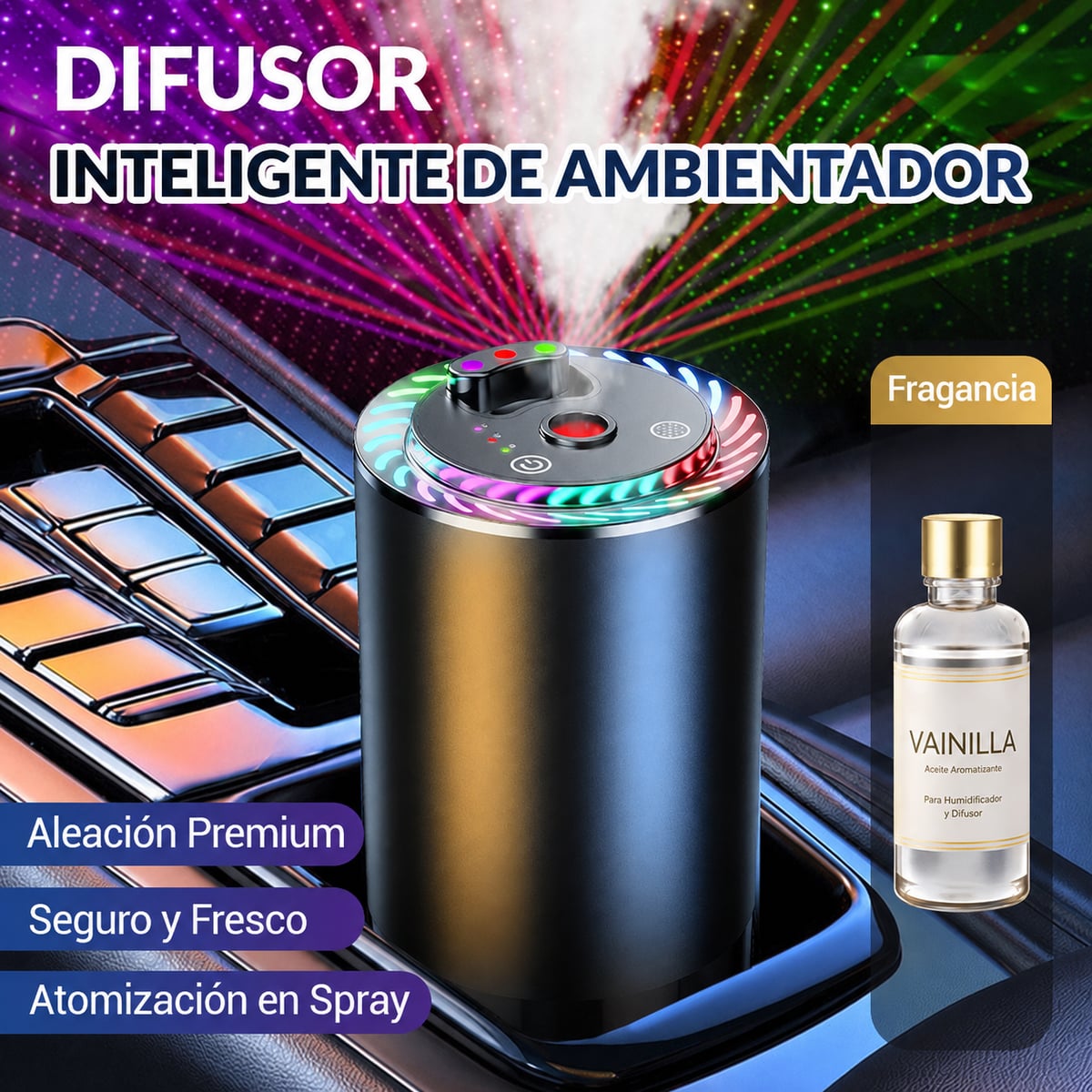 Ambientador-Difusor Inteligente de Ambientador + FRAGANCIA AROMATICA GRATIS