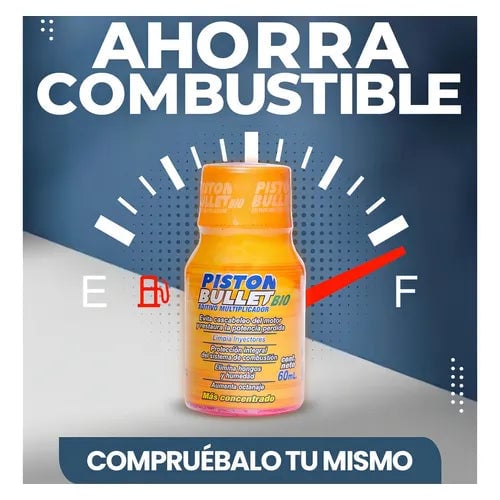 Pistón Bullet® 3x1- Limpia y potencia tu motor + Guía GRATIS