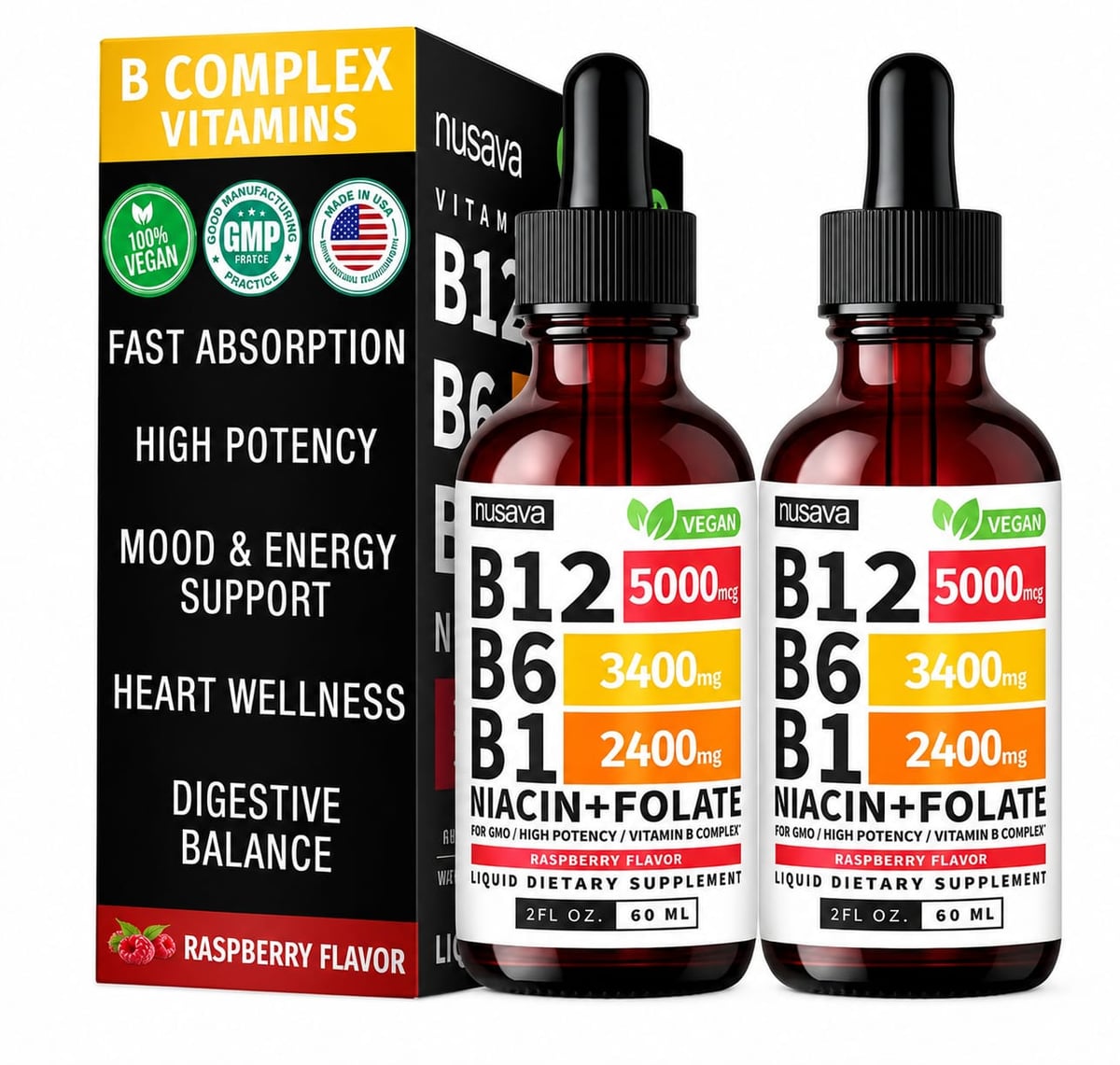 🍃Vitamina B12+B6+B1™ PAGA 1 Y LLEVA 2 + ENVÍO GRATIS: Mente Clara y Vital