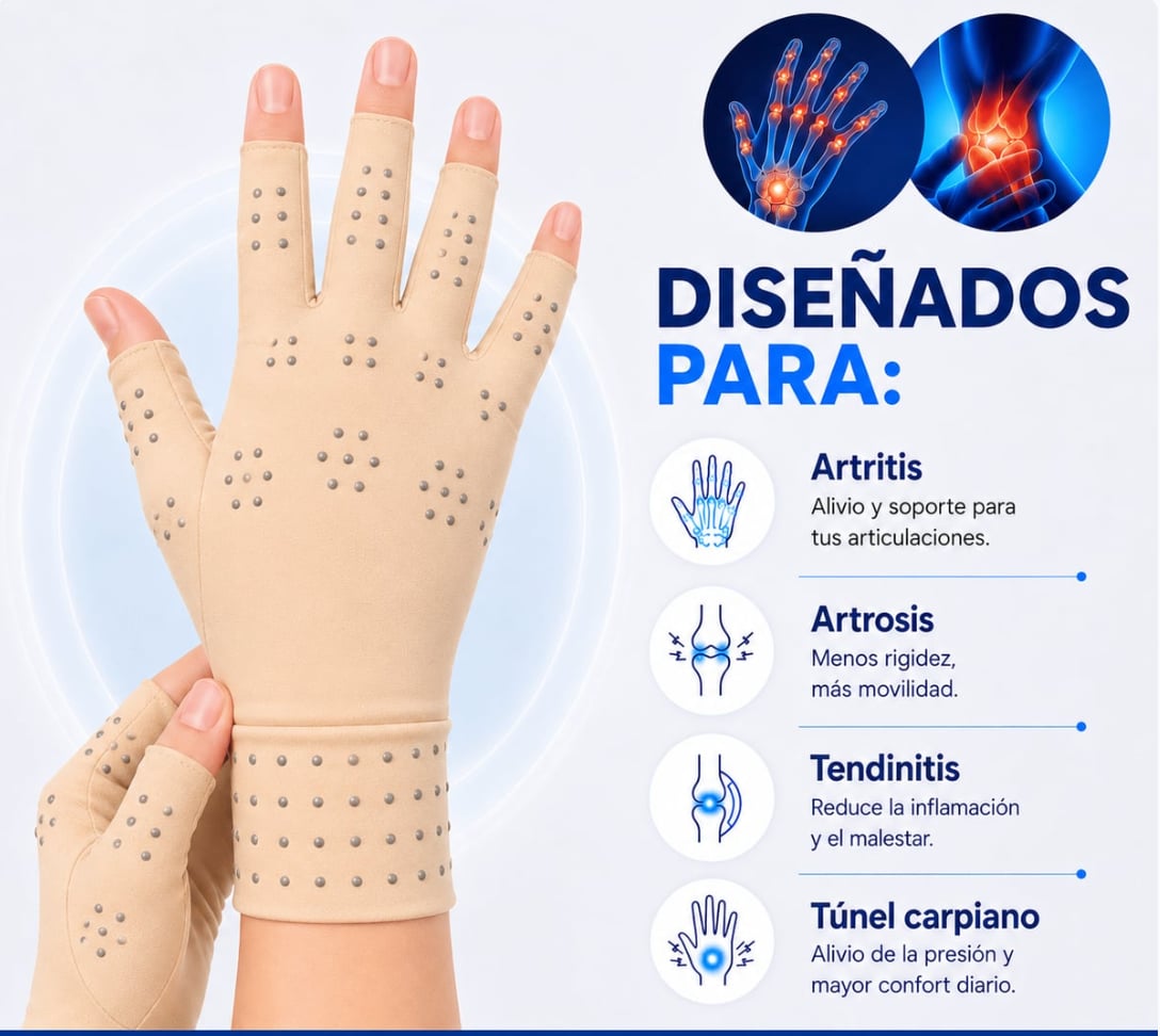 MAGNET-FLEX™ GUANTES DE COMPRESIÓN TERAPÉUTICOS + ENVIO GRATIS 🇬🇹
