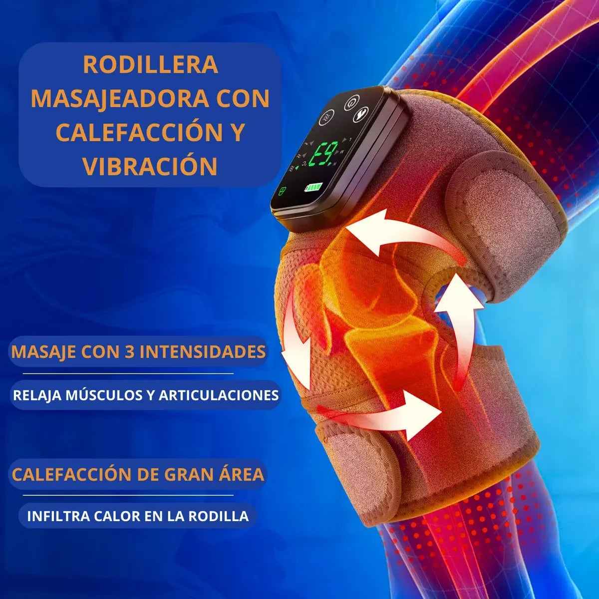 Masajeador Térmico® | Descansa y Alivia el Dolor Rápidamente + ENVÍO GRATIS🎁