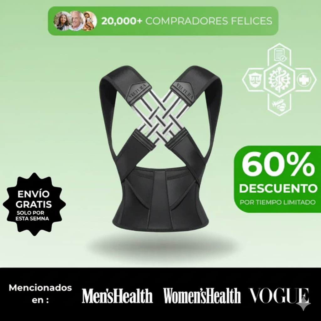 Corrector de Postura AxisFit™ Edición Limitada + Envio Gratis