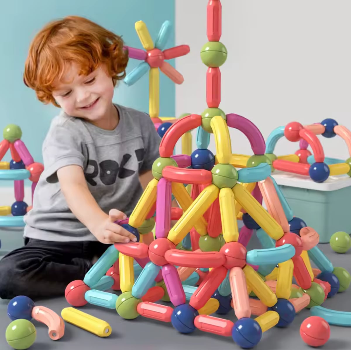 Juego de bloques magnéticos Kidsy® 36pcs