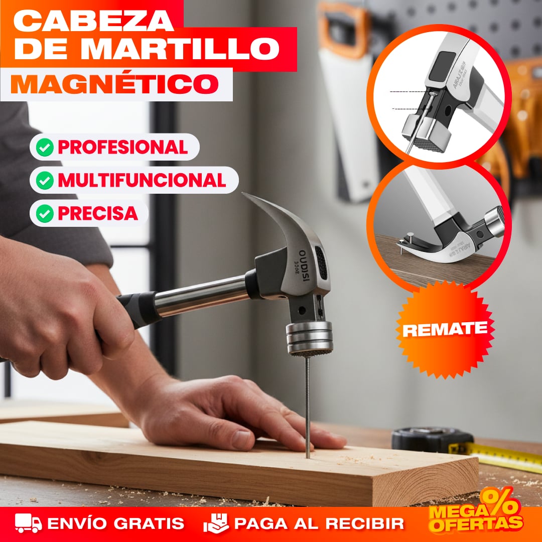 CABEZA DE MARTILLO MAGNETICA PROFESIONAL