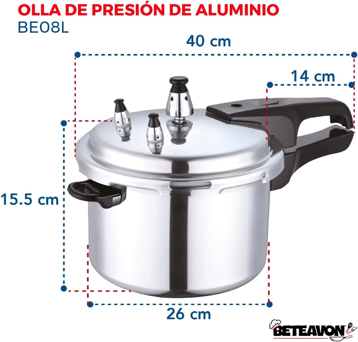 Olla Rápida Familiar Aluminio