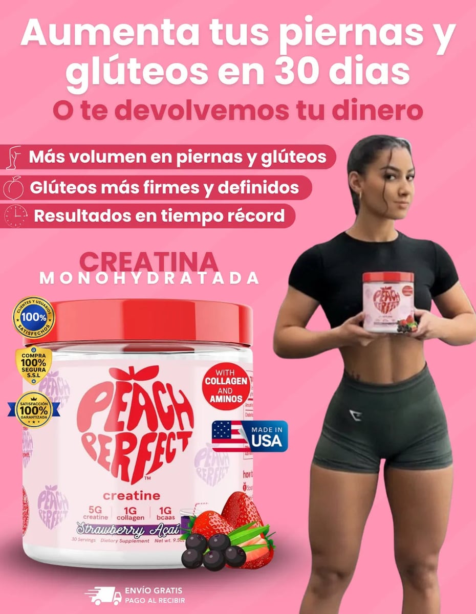 PEACH PERFECT™ - Creatina 🍑🥵 ¡2 + 1 GRATIS por tiempo limitado! ⏰