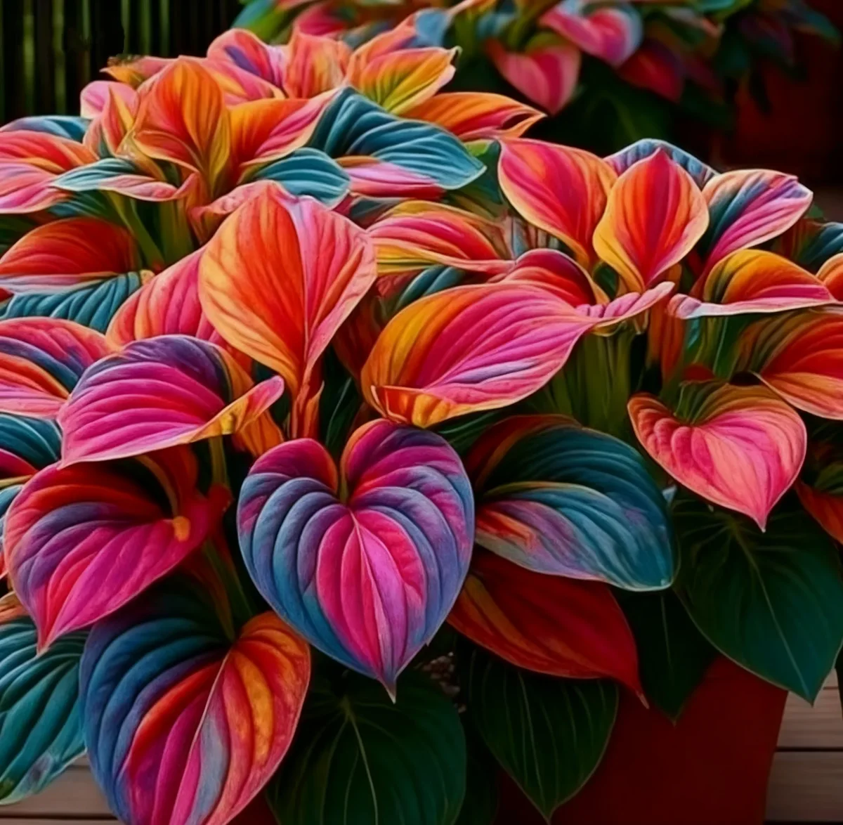 Hostas Rainbow Flame Edición Limitada