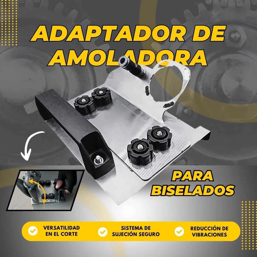 Adaptador de Amoladora para Cortes Biselados