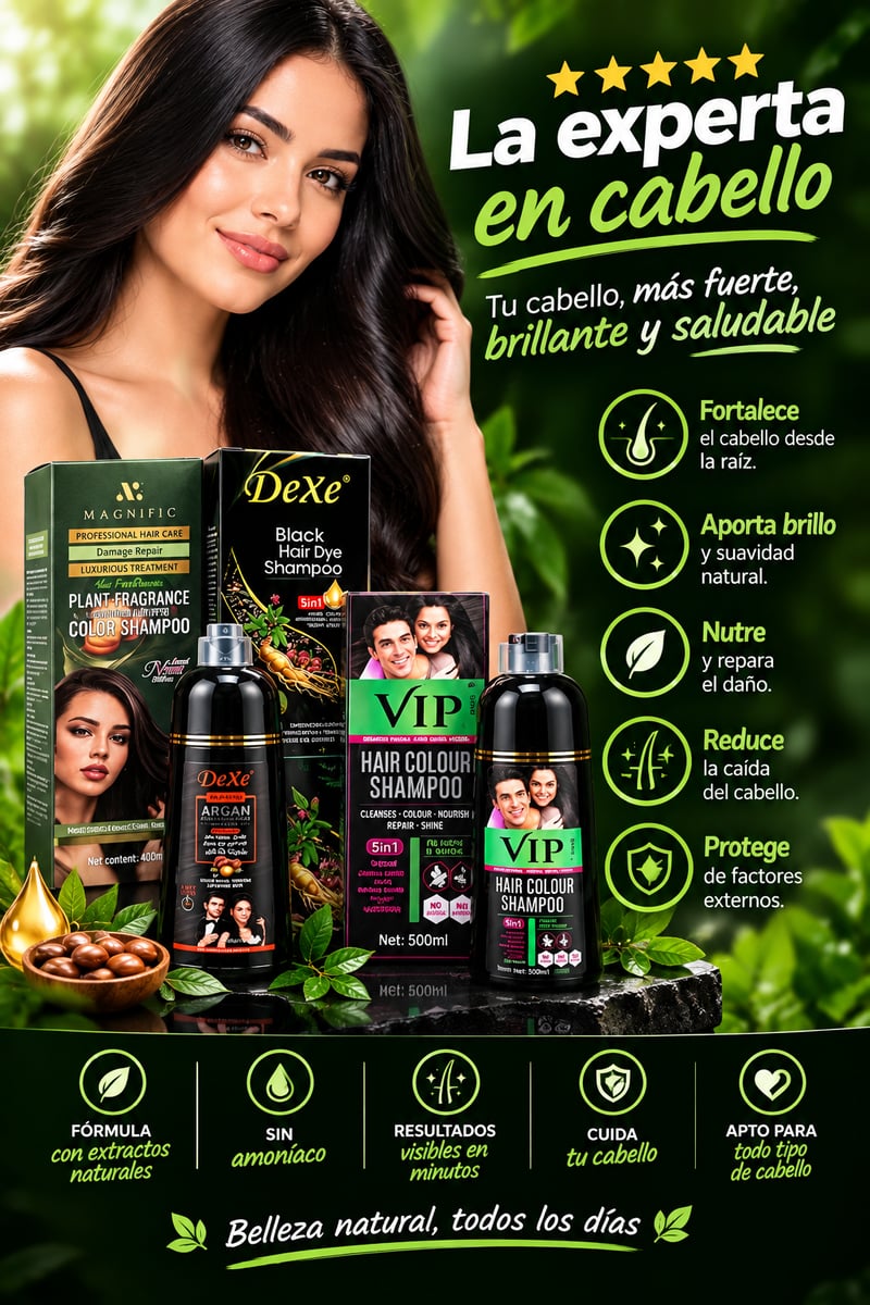 Shampoo reparador 3 en 1