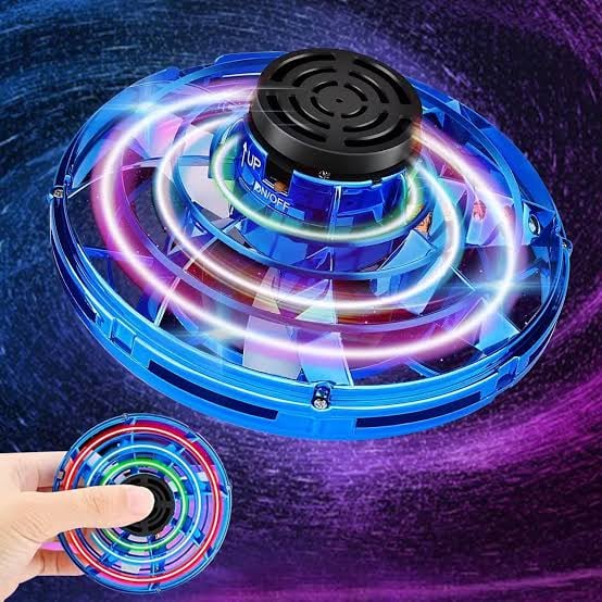 Oferta 2X1 Mini OVNI Volador con Luces y Diseño Seguro Recargable